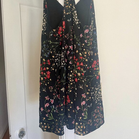 Alice + Olivia "Bohemian Garden" Floral Fierra Silk Mini Dress - Picture 5 of 6